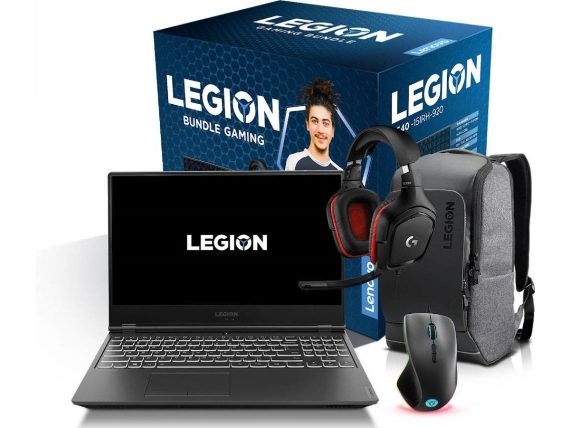 Portátil Gaming LENOVO Legion Y540-15IRH (Intel Core i7-9750H - NVIDIA GeForce GTX 1650 - RAM: 8 GB - 256 GB SSD - 15.6'')