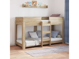 Vidaxl Beliche Para Crianças Carvalho Sonoma 75 X 190 Cm
