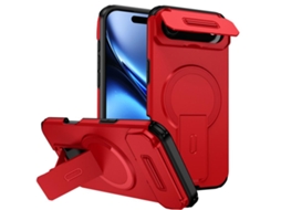 Capa Com Suporte Magsafe Para Iphone Air - Abertura Deslizante Com Proteção De Câmara