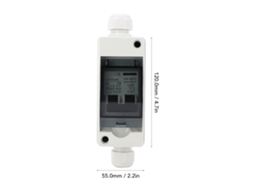 Laxiscreed Disjuntor Miniatura Dc 2p Ip65 À Prova De Água Para Sistemas Fotovoltaicos Solares