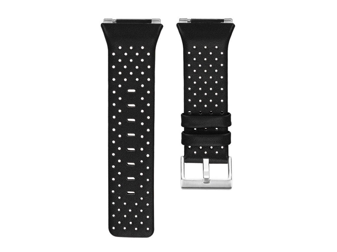 Cinto de Couro para Smartwatch Fitbit Ionic, tamanho S, preto | EOOCOO