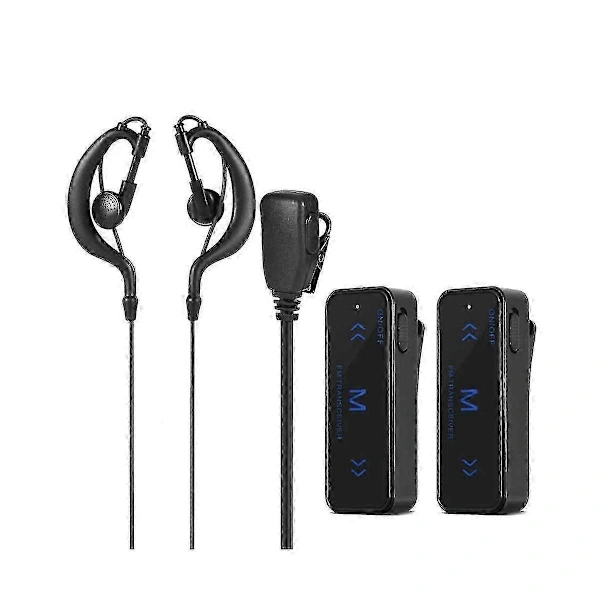Mini walkie talkie 400/470 MHz com fone de ouvido AQUAFORGE