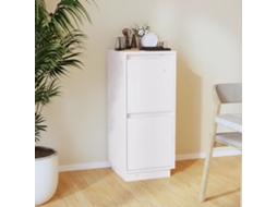 Aparador 31,5x34x75 cm Madera Maciza de Pino Blanco