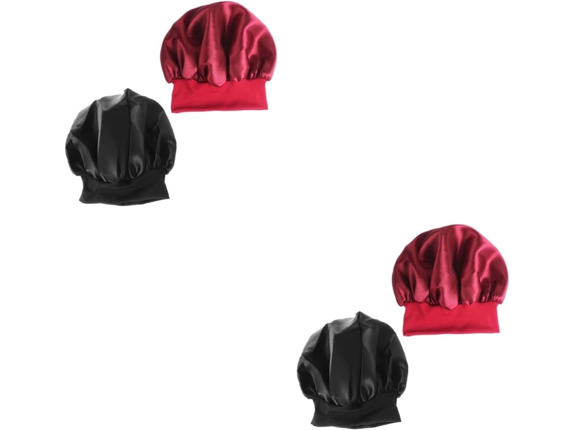 Conjunto De 2 Toucas Noturnas Largas E Elásticas Para Mulheres E Meninas, Ideais Para Auxiliar No Tratamento Da Perda De Peso.