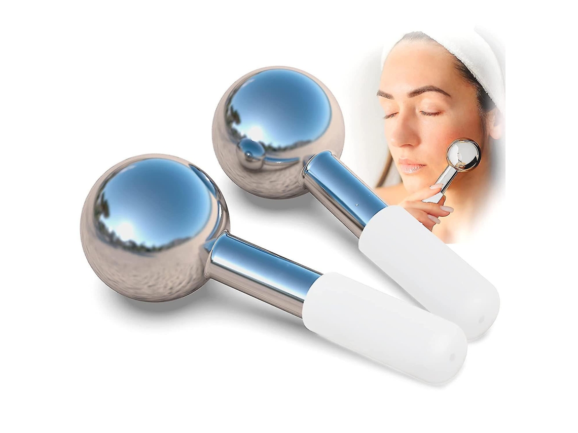 Balão de gel para o rosto, rolo de aço inoxidável, anti-inflamatório, spa em casa S/MARCA