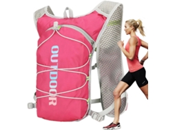 Mochila de hidratação para corrida, jaqueta esportiva de hidratação, mochila respirável para caminhadas.