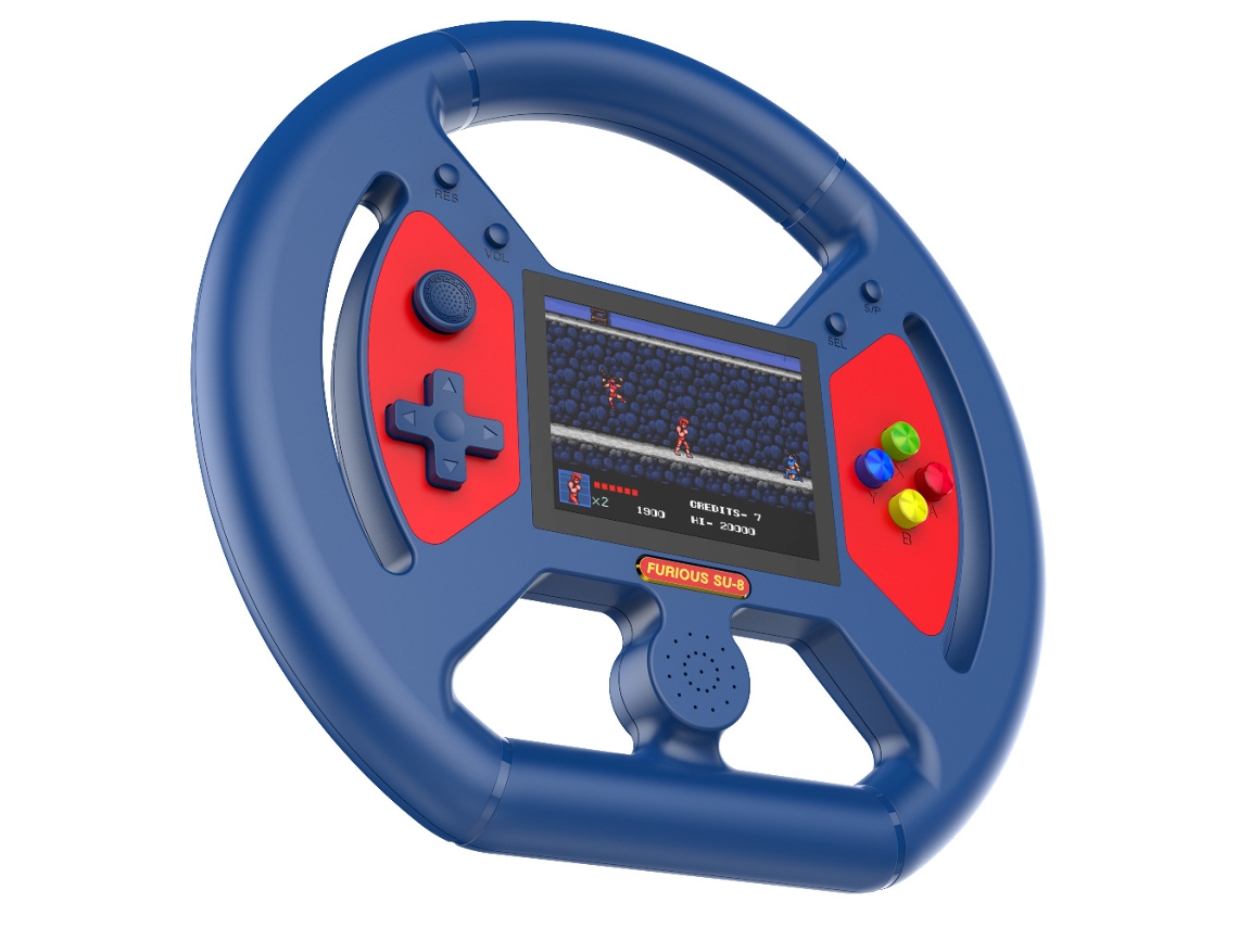 Consola De Jogos Tela Portátil De 3,5 Polegadas Com Mais De 900 Jogos Cuich (azul)