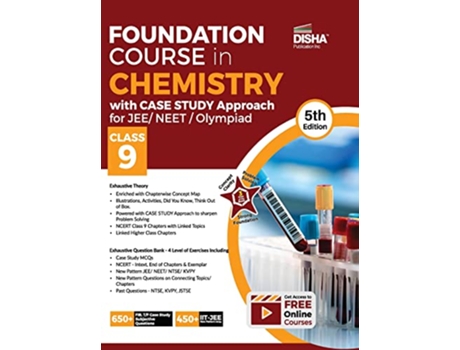 Livro Foundation Course in Chemistry with Case Study Approach for Jee/ Neet/ Olympiad Class 95th Edition de Disha Experts (Inglês)