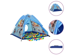 Vidaxl Tenda De Brincar Infantil 120x120x90 Cm Azul
