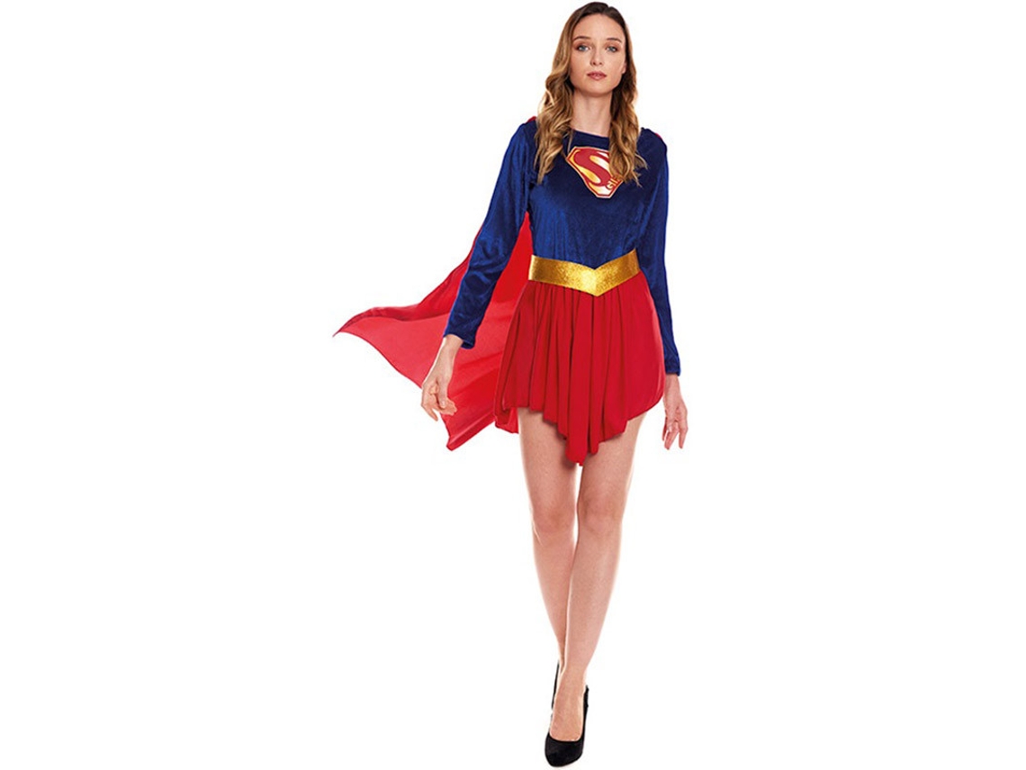 Fato de Mulher PARTILANDIA Super Heroína Kryptoniana (Tam.: L)
