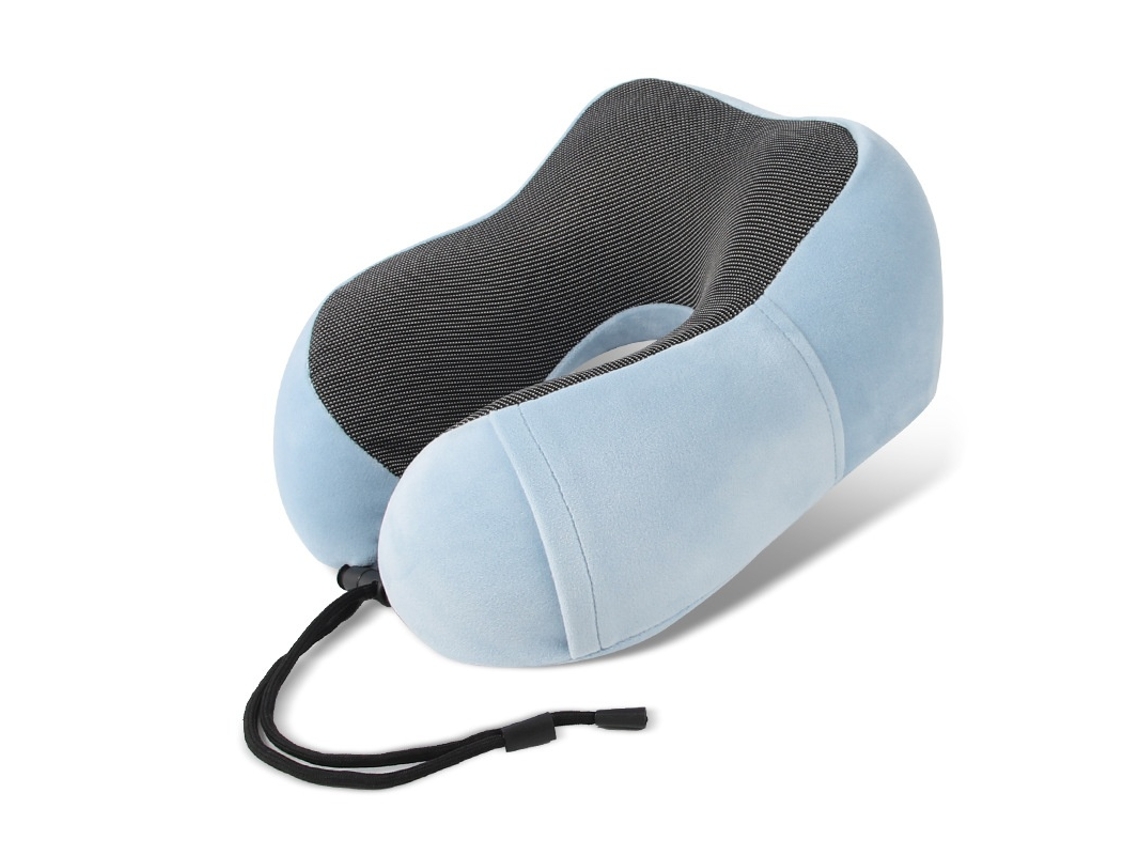 Elysve Almofada De Viagem Em U Ergonómica, Azul Celeste