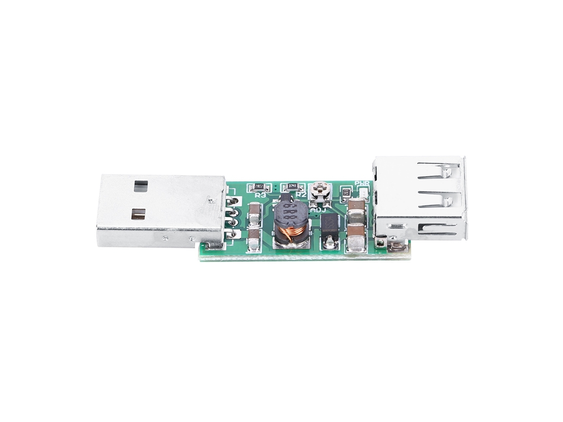 Módulo Conversor Tensão Dc-dc Step-up Boost 5v Para 6-15v Ajustável Usb Com Conectores