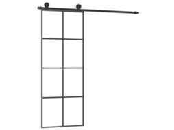 Sliding Door, Sliding Doors Vidaxl Preto Vidro (76 X 205 Cm)