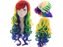 Peruca Longa, Ondulada E Cacheada Em Camadas Para Cosplay E Festas Para Mulheres.