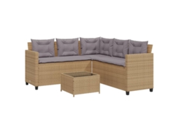 Garden Sofa, Garden Sofa Vidaxl Bege Rattan / Vime (n/a)