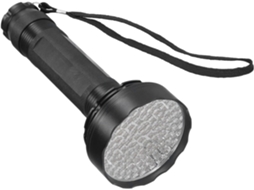 Mini Lanterna Uv Com 100 Leds, Tratamento Antiderrapante Durável Para