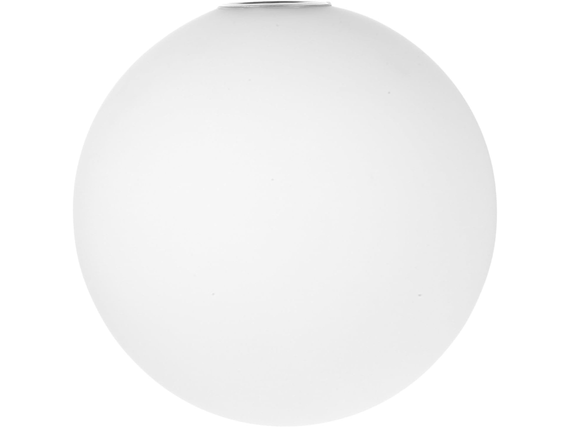 Globo de Luz Esférico em Vidro Fosco, Branco Leitoso, Compatível com Soquete E27, Difusor de 200 Mm. SFUSHOS