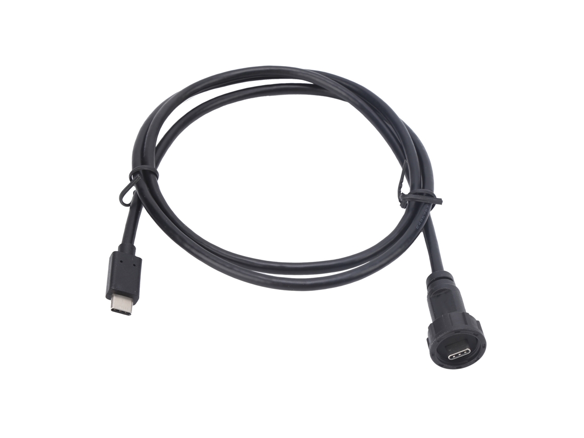 Laxiscreed Conector Usb À Prova D'água Com Rosca E Montagem Em Painel Para Aplicações Resistentes