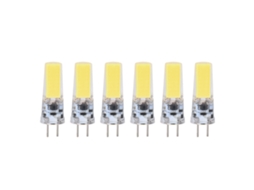 Lâmpada De Teto De Silicone Gy6.35 5w Cob 500lm Para Sala De Estar, 6 Peças, Branco Frio Brilvibera