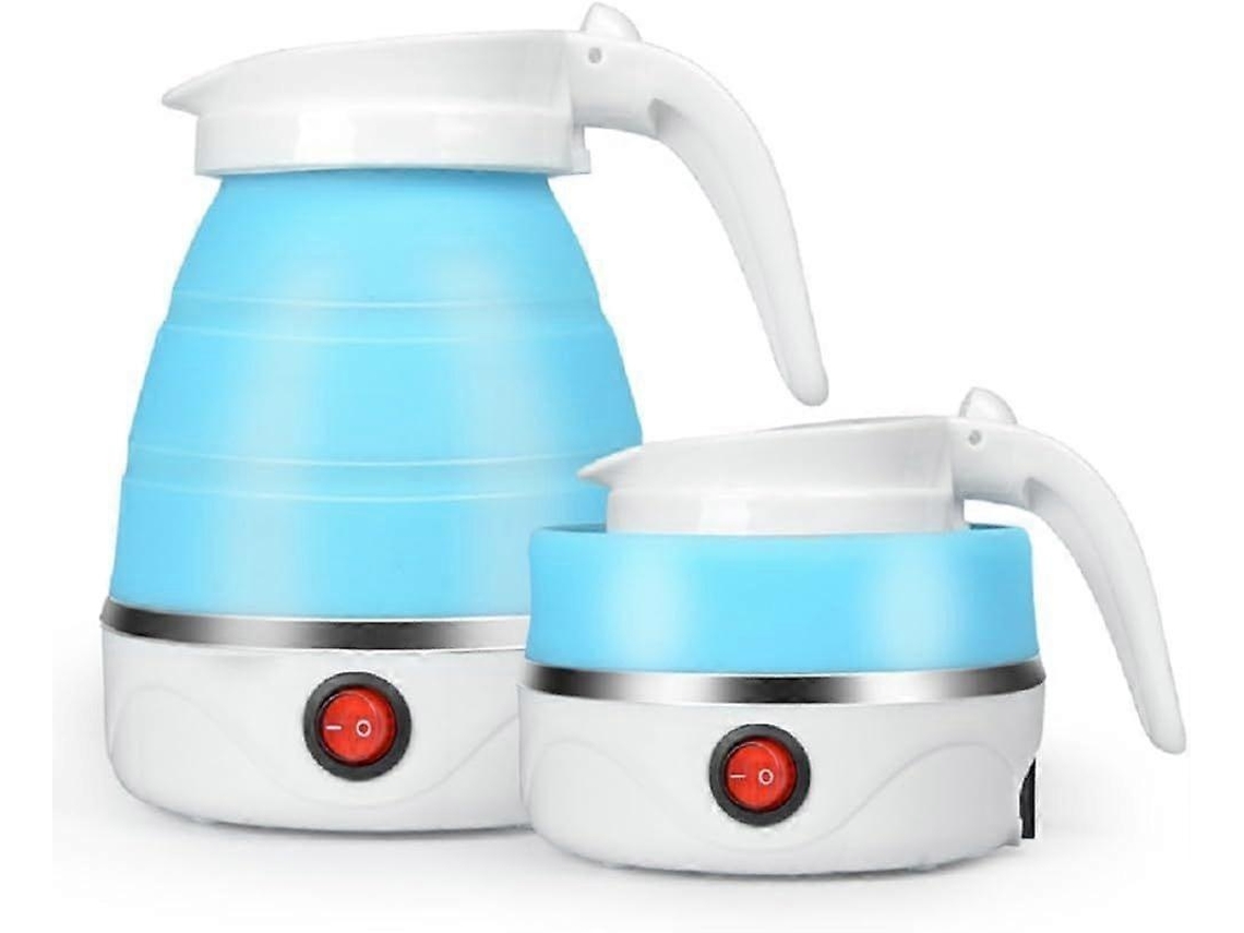 Lurelia Chaleira Elétrica Dobrável Para Viagem Com Proteção Contra Fervura A Seco, 1200 Ml, 220 V (azul)
