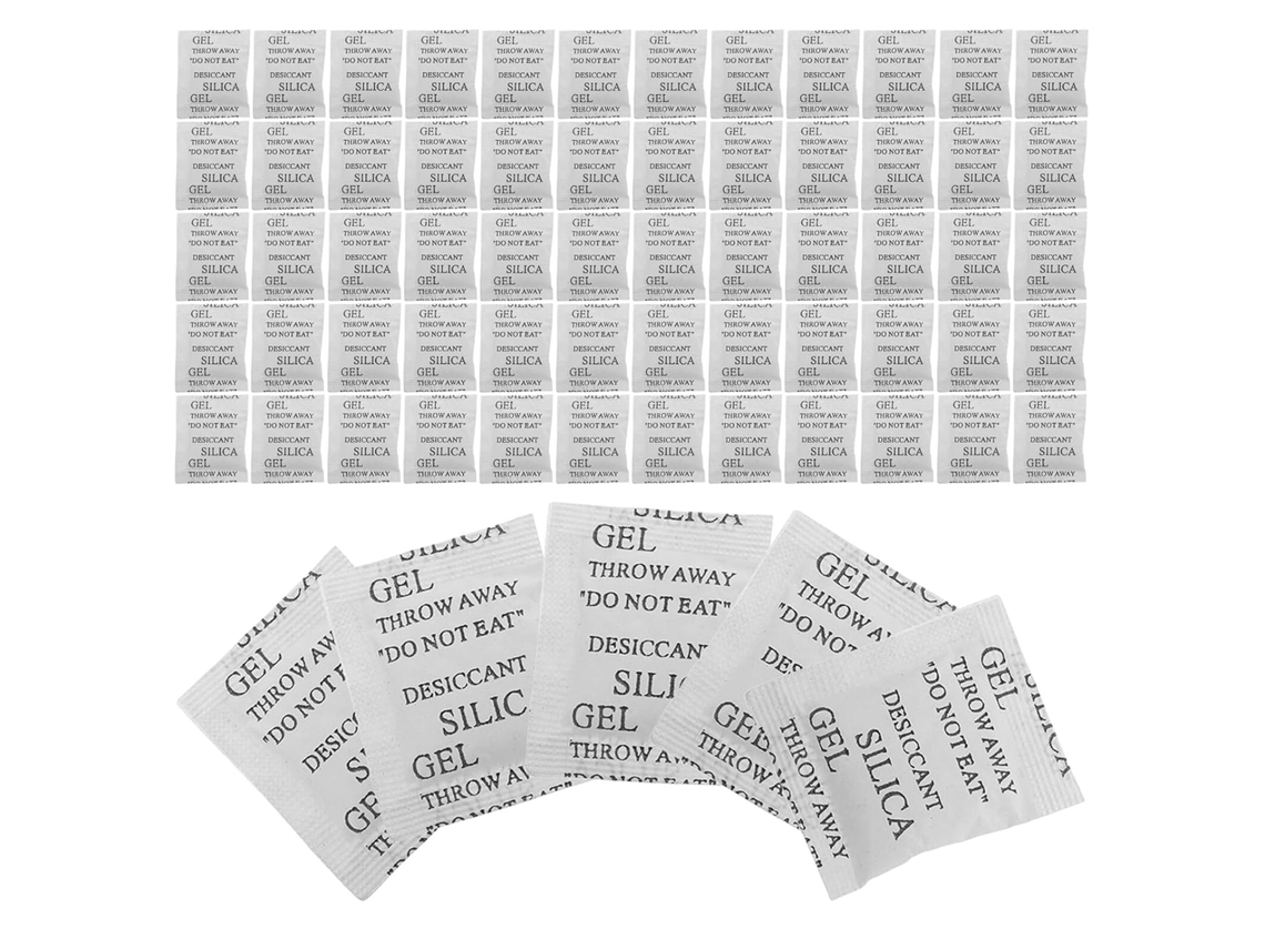 600 Sachês De Sílica Gel Para Câmaras E Frascos Herméticos, Proteção Contra Umidade, Não Reativos, Adequados Para