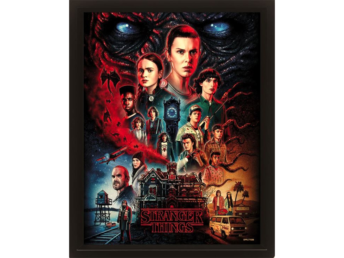 Poster 3D STRANGER THINGS - Season 4