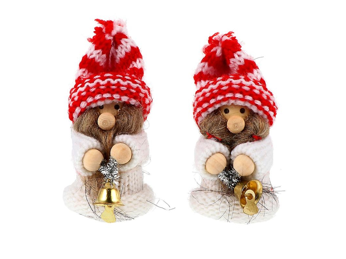 2 Peças De Enfeite De Árvore De Natal Allinless