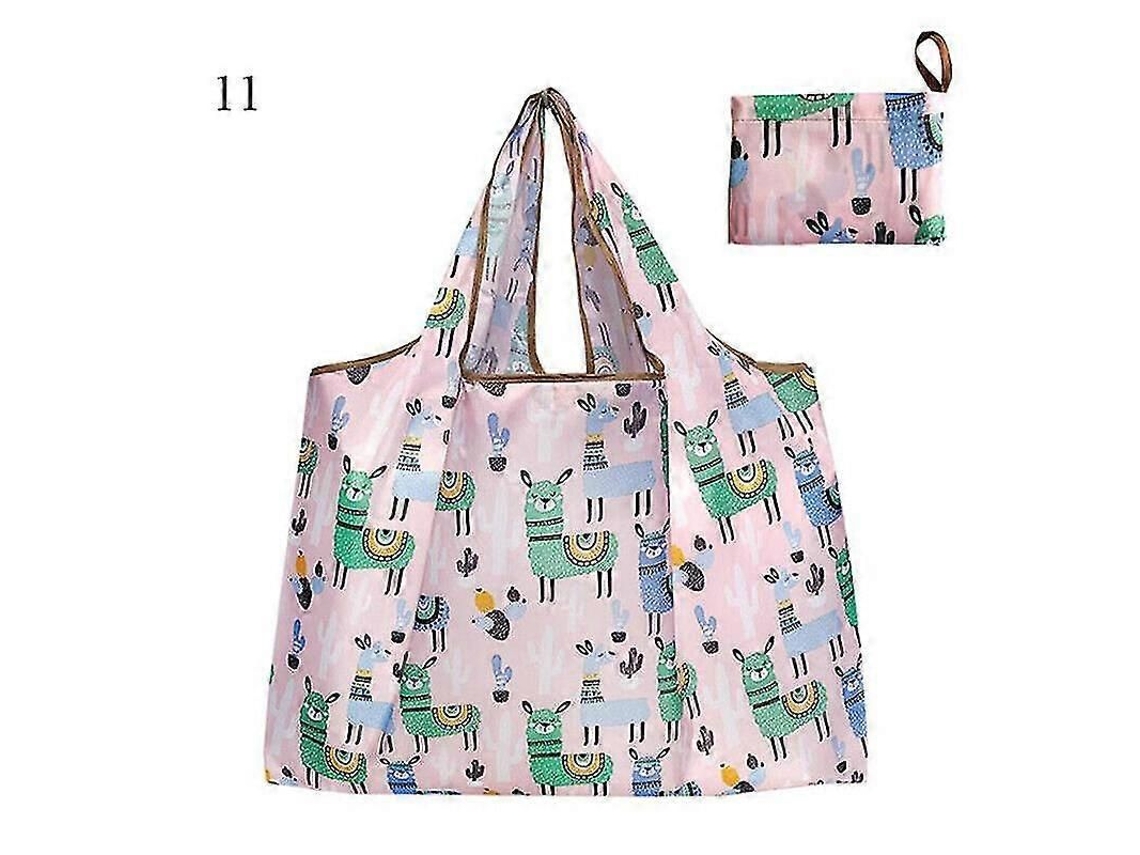 Sacola de Compras Feminina Reutilizável e Dobrável, Sacola Ecológica. GOKOCO