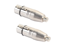 Conjunto De 2 Adaptadores Xlr Para Xlr