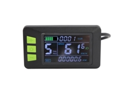 Tela LCD para patinete elétrico, painel de controle resistente à água, 6 pinos, para baterias 24v 36v 48v 52v 60v