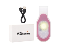 Luz de Segurança Recarregável Via Usb, Ideal para Caminhadas, Acampamentos, Etc. MDUG (luz Vermelha Quente)