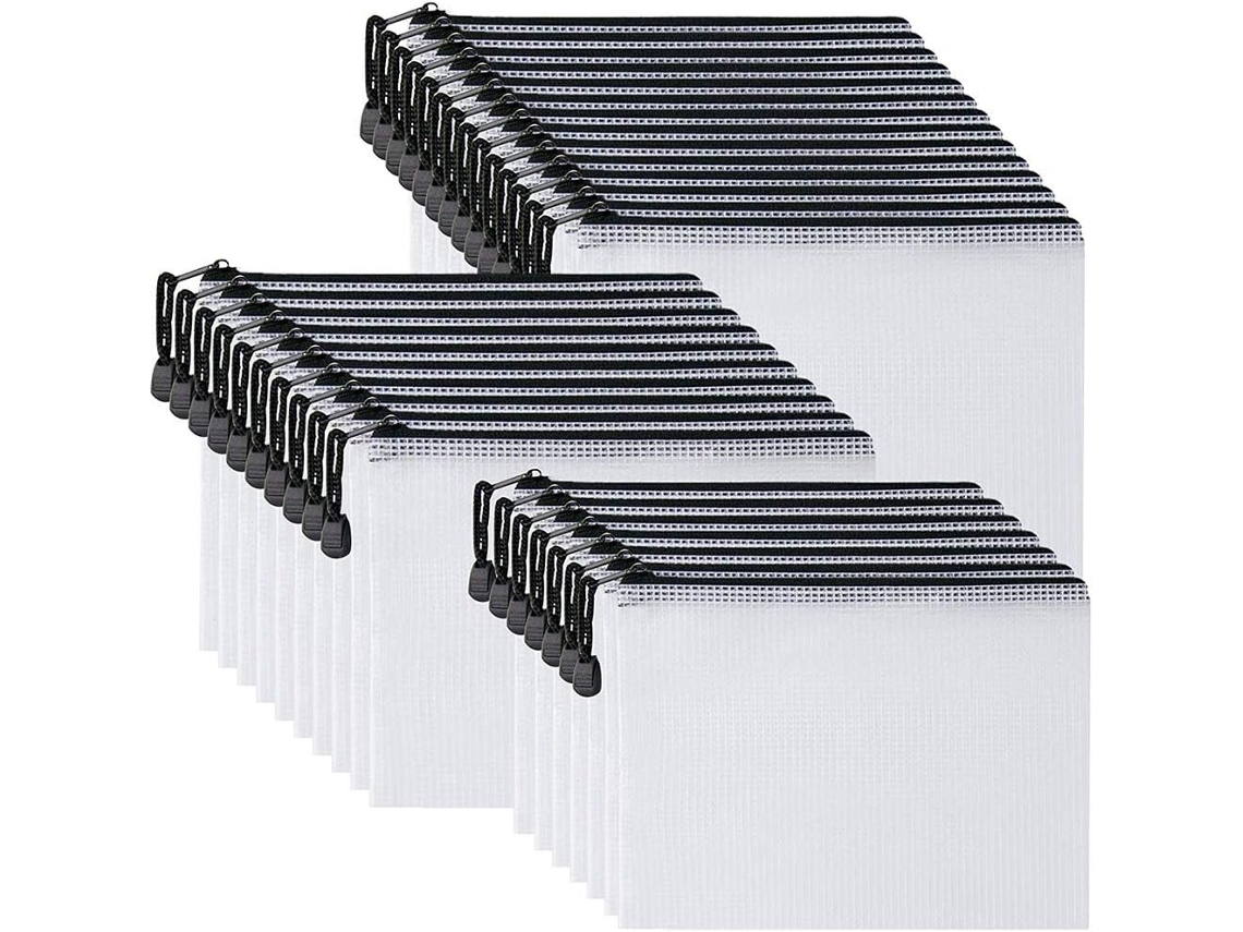 Conjunto De 30 Sacos De Malha Com Zíper B6, Impermeáveis, Medindo 5,3 X 7,7 Polegadas, Ideais Para O Gokoco