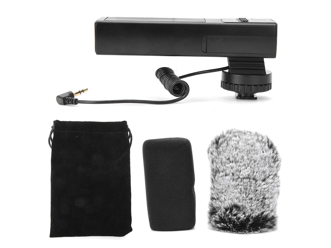 Microfone Condensador Para Câmera E Gravação Microfone De Fotografia