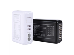 Carregador EOOCOO (4 Portas Usb, Compatível em Todo o Mundo)