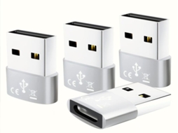 Lurelia Adaptador Usb-c Com Usb 2.0, Pd 60w Preto Leve