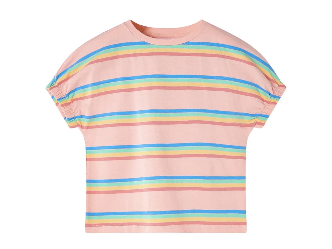 T-shirt Para Criança Cor Pêssego 140