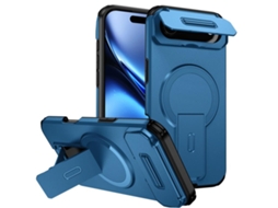 Capa Com Suporte Magsafe Para Iphone Air - Abertura Deslizante Com Proteção De Câmara