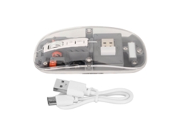 Rato Sem Fio Transparente Bluetooth 2.4g