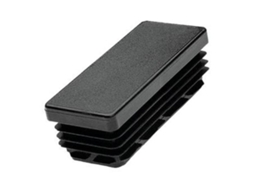 Cantonera rectangular 15x30mm interior negra