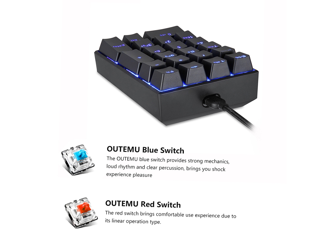 Teclado Numérico Mecânico LAXISCREED
