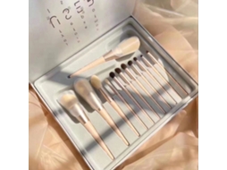 Set De 12 Brochas De Maquillaje Morandi Para Varios Cosméticos