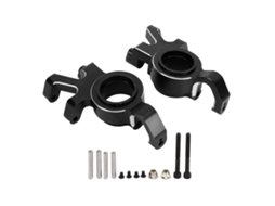 Mali bloco de Direção Dianteiro Cnc de Liga de Alumínio para Carro Rc Traxxas 1/5 Par Preto