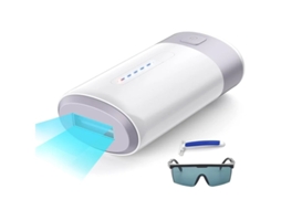 Dispositivo De Depilação A Laser Ipl Para Uso Doméstico, 5 Velocidades, Mini Depilação Indolor Com Fio Yizhood (branco)