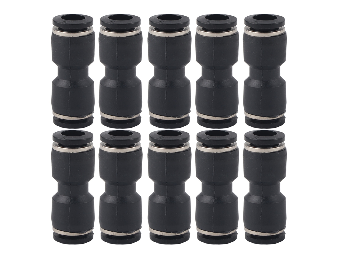 Conectores Pneumáticos Reto Push 8mm 10pcs