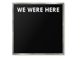 Magnetic Glass Board We Were Here For The Hall Espelharte (50x50 Cm)