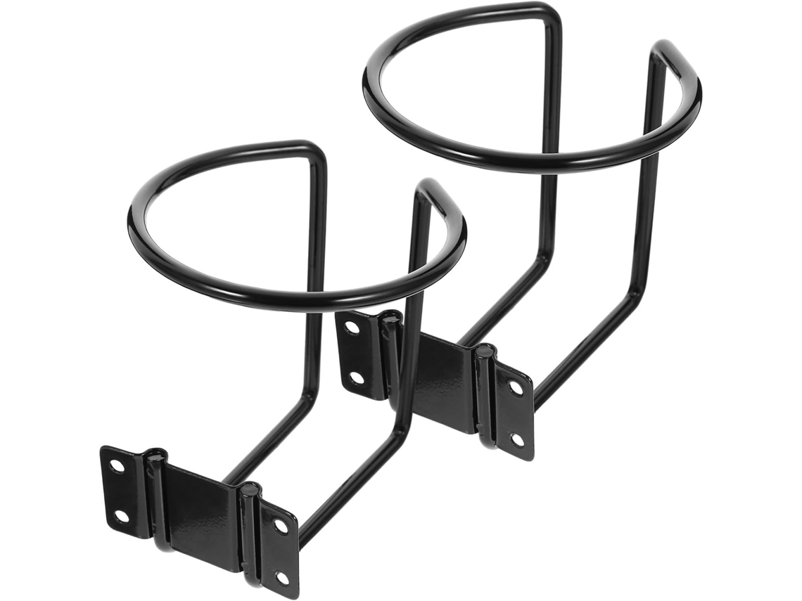 Conjunto De 2 Porta-copos Pretos, Resistentes E Com Design Clássico E Simples, Em Formato De Barco.