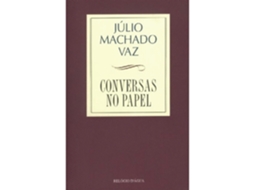 Livro Conversas no Papel de Júlio Machado Vaz (Português)
