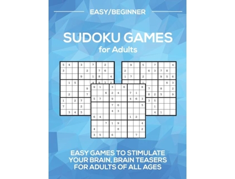 Livro Sudoku Games For Adults Level Easy/beginner De Barb Drozdowich (inglês)