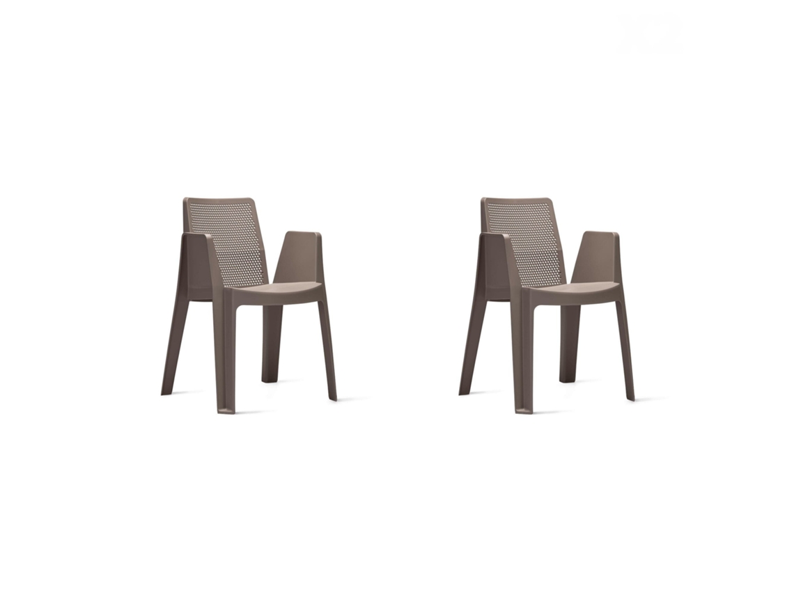 Set 2 Poltronas Interior, Exterior Chocolate Play Garbar