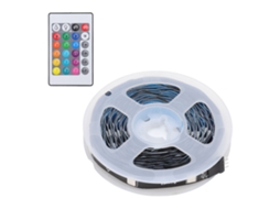 Lurelia Fita Led Rgb Para Tv 5 M, Smd 5050, 30 Luzes, 24 Teclas, 5 V, Wi-fi, App, Comando Remoto, Resistente À Água